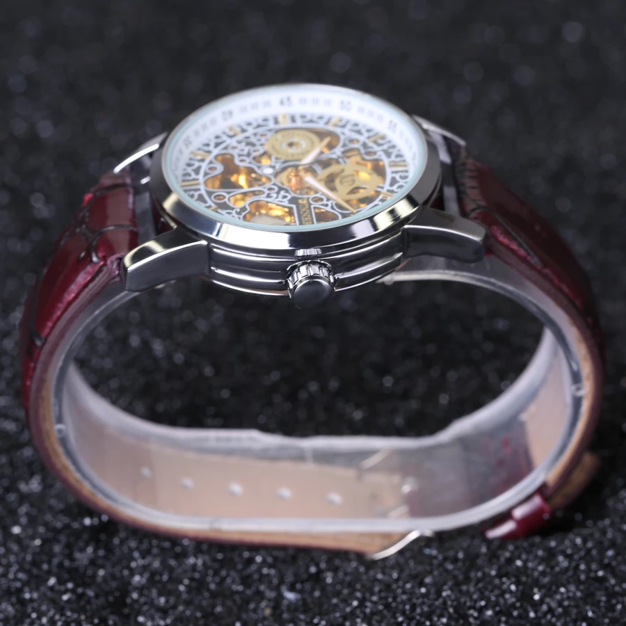 Мужские механические Автоматические часы Winner классические в китайском стиле с