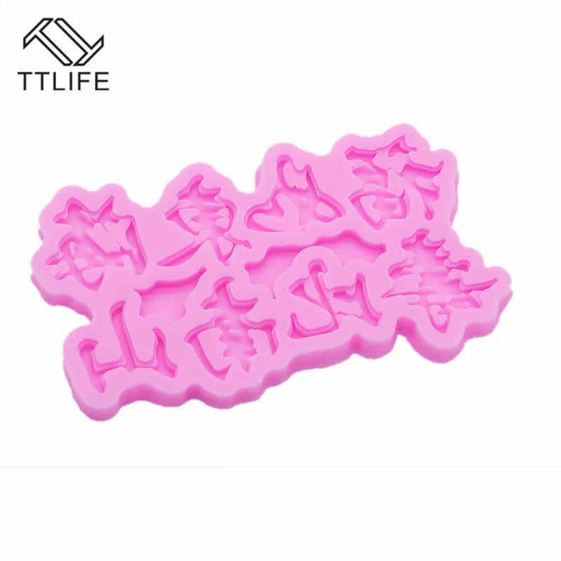 TTLIFE китайская буква благословение долголетие силиконовая форма праздничный