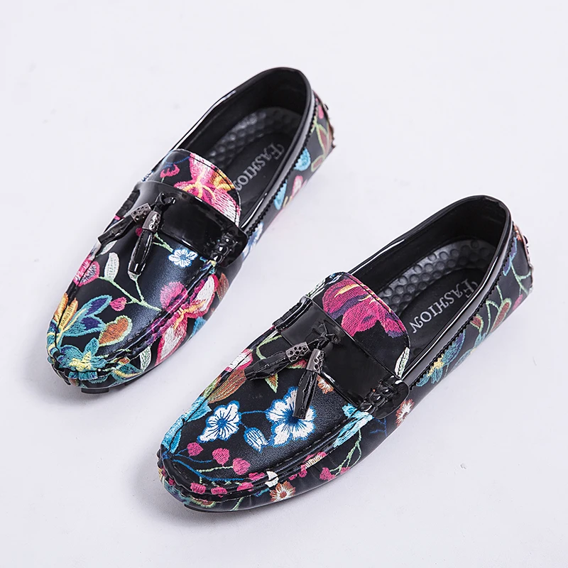 Мужские лоферы Повседневные Летние мокасины Разноцветные балетки Zapatos Hombre