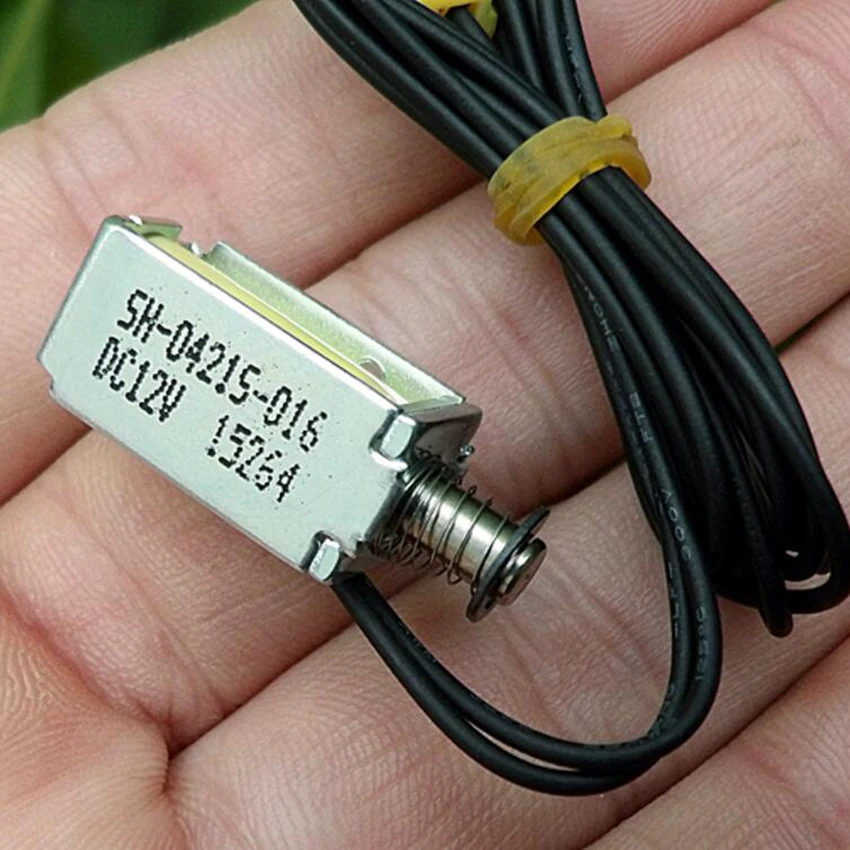 1 шт типа через ударного двухтактный DC12V прямое действие Электромагнит Магнитные