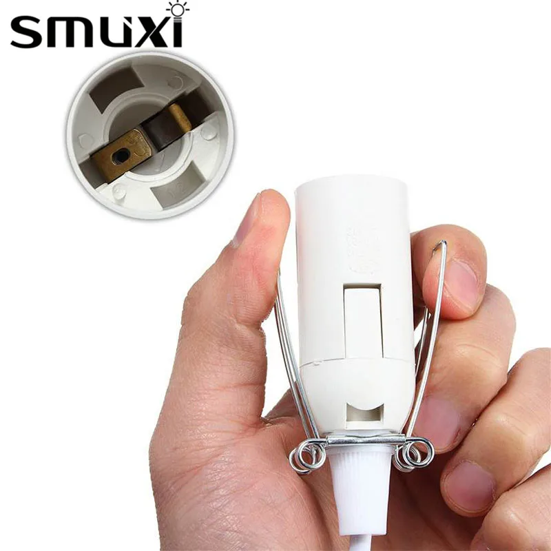 Smuxi 1/1. 2/1. 8/2M шнур основание светильника гималайские солевые лампы Электрический Мощность с вкл/выкл переключатель US/EU/UK/AU разъем черный/белый