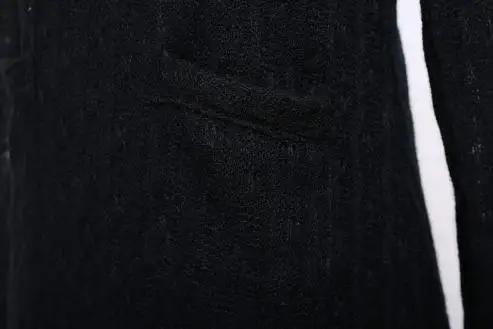 Платье плиссировка винтажный осень женщины вязание свободного покроя шотландка