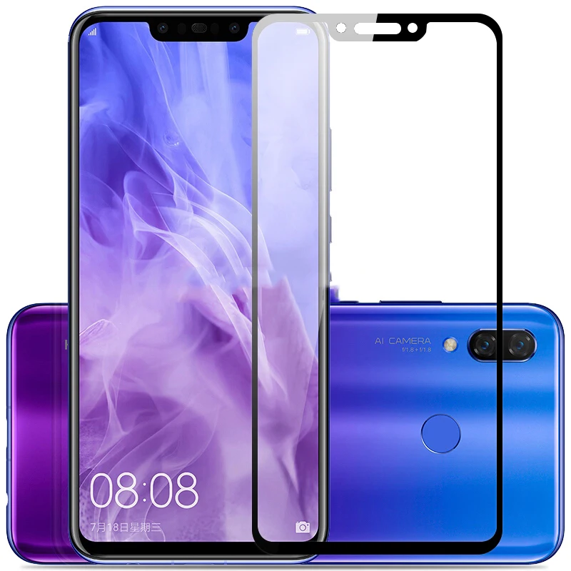 2.5D 9H закаленное стекло премиум класса для Huawei Nova 3i полное покрытие Защитная