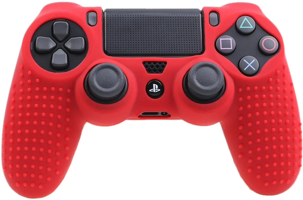 YOTEEN для Dualshock 4 чехол с шипами в горошек силиконовый резиновый гелевый Чехол для sony PS4 Slim/Pro Чехол для контроллера красный синий