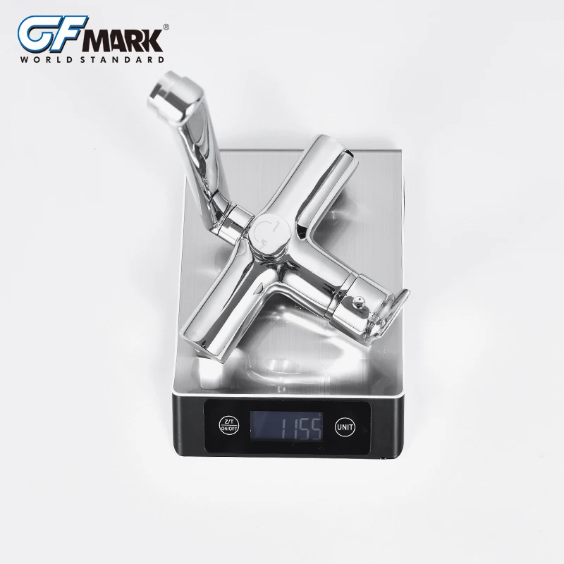 GFmark Набор смесителей для душа с длинным Изливом настенный смеситель ванны из