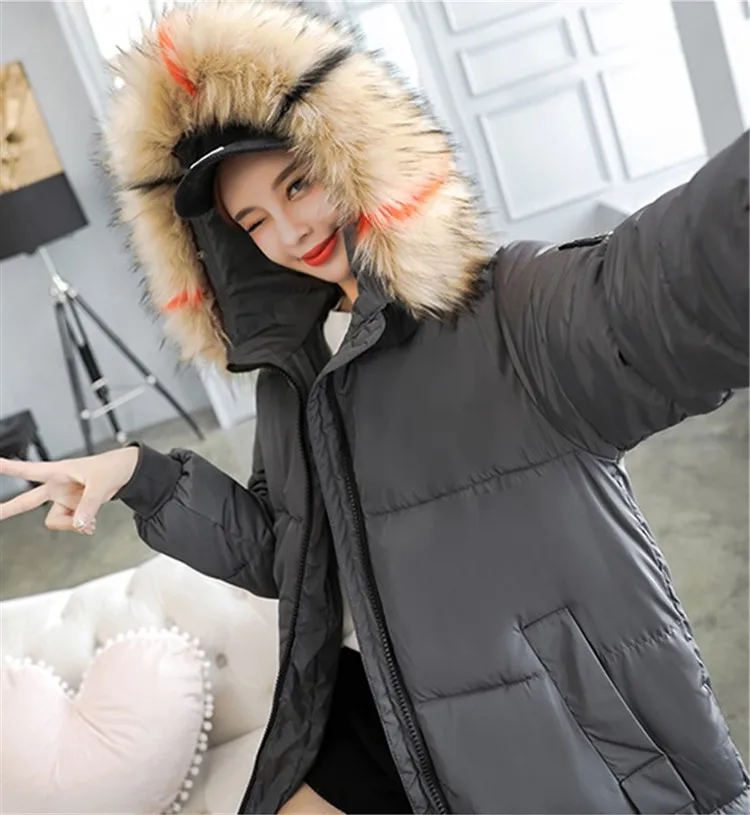 Большие размеры, XL-7XL, зимние парки, женские пуховики, хлопковые куртки, меховой воротник, с капюшоном, утепленные пальто, женские длинные базовые пальто, верхняя одежда, G202