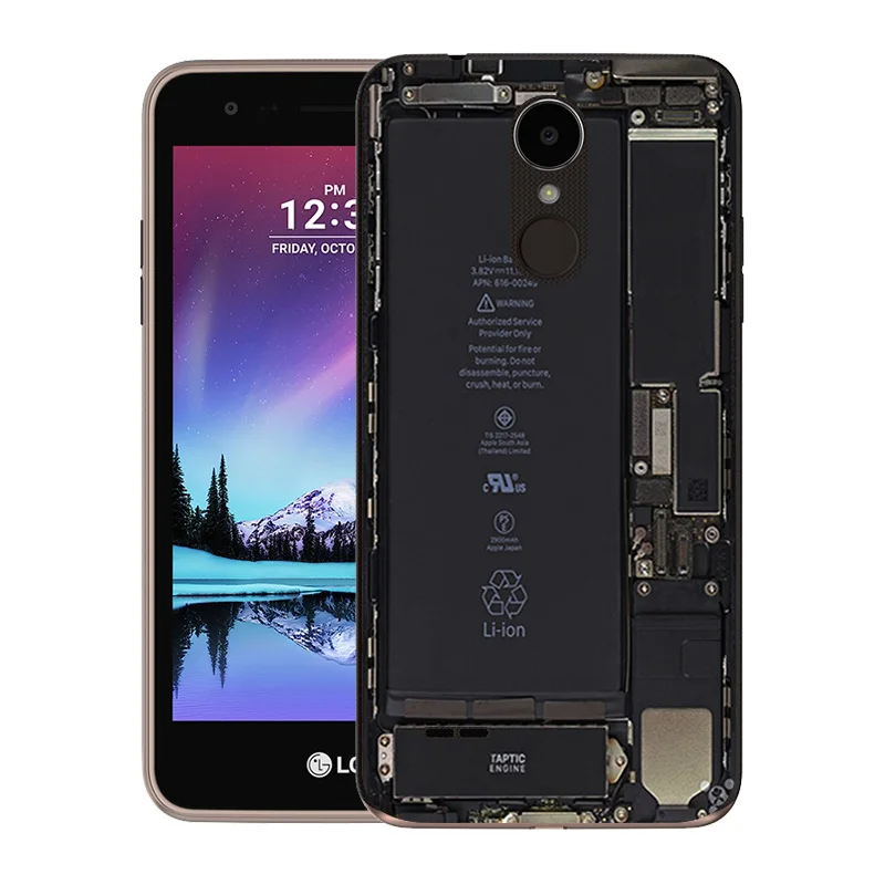 Чехол Coque для LG K4 2017 5 0 "мягкий TPU Scape с принтом X230 чехлы телефонов X320 Funda