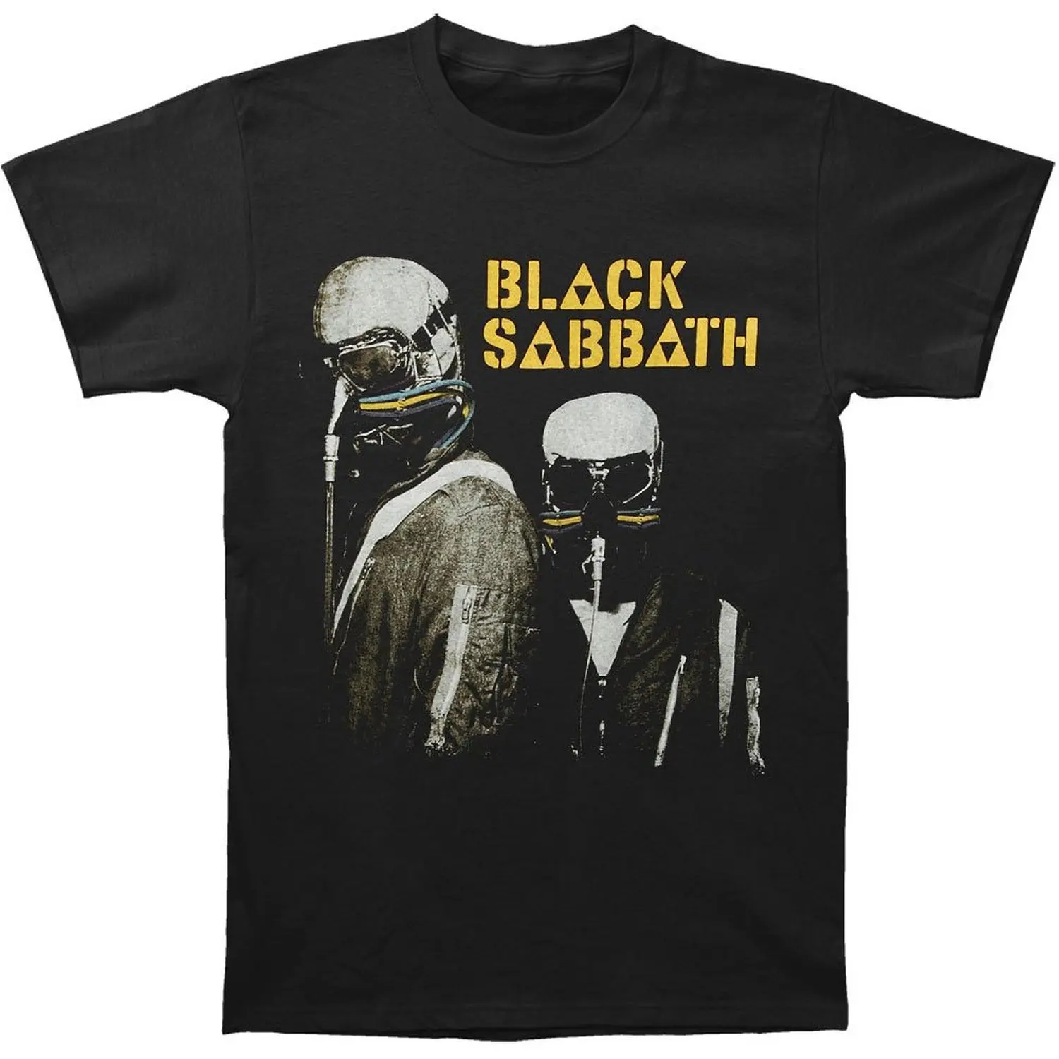 Arriasa короткий рукав Black Sabbath никогда не говори Die Футболка черный|black sabbath|t-shirt