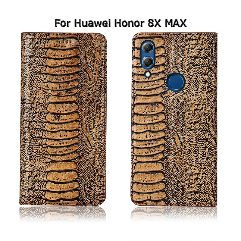 Топ из натуральной коровьей кожи Магнитный чехол для huawei Honor 9X Pro 8 8A 8C 8X Max Lite Стенд Флип Ретро чехол для телефона чехол