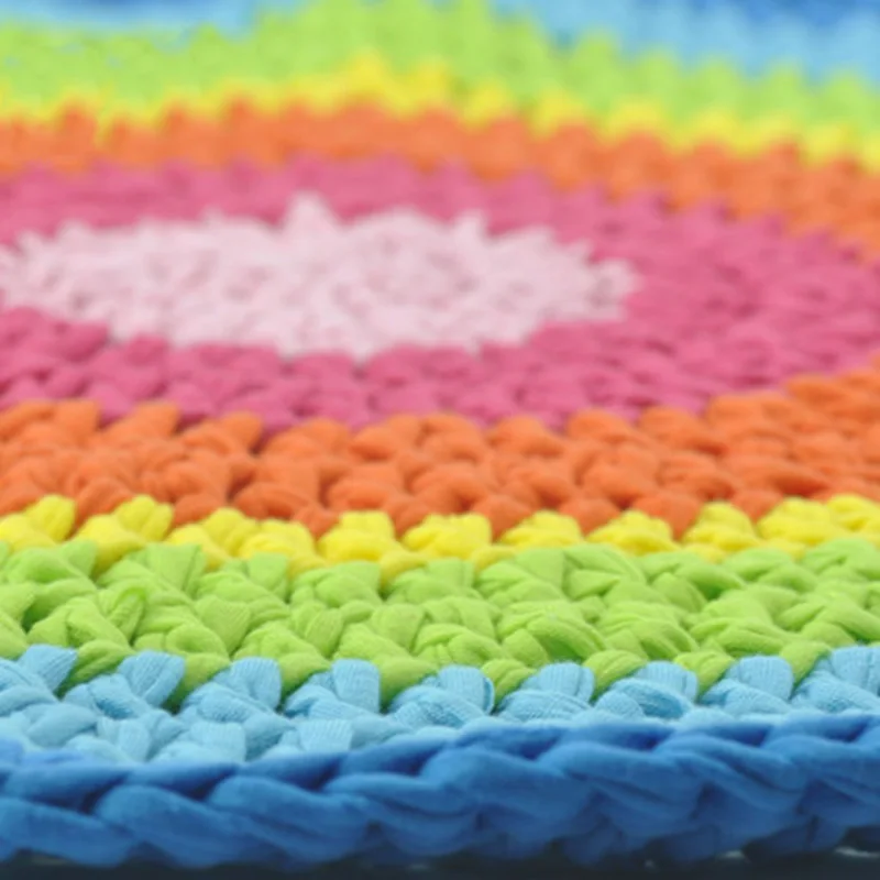 2 мяча = 200 г плотная пряжа для вязания мягкая ковровая сумка модная футболка