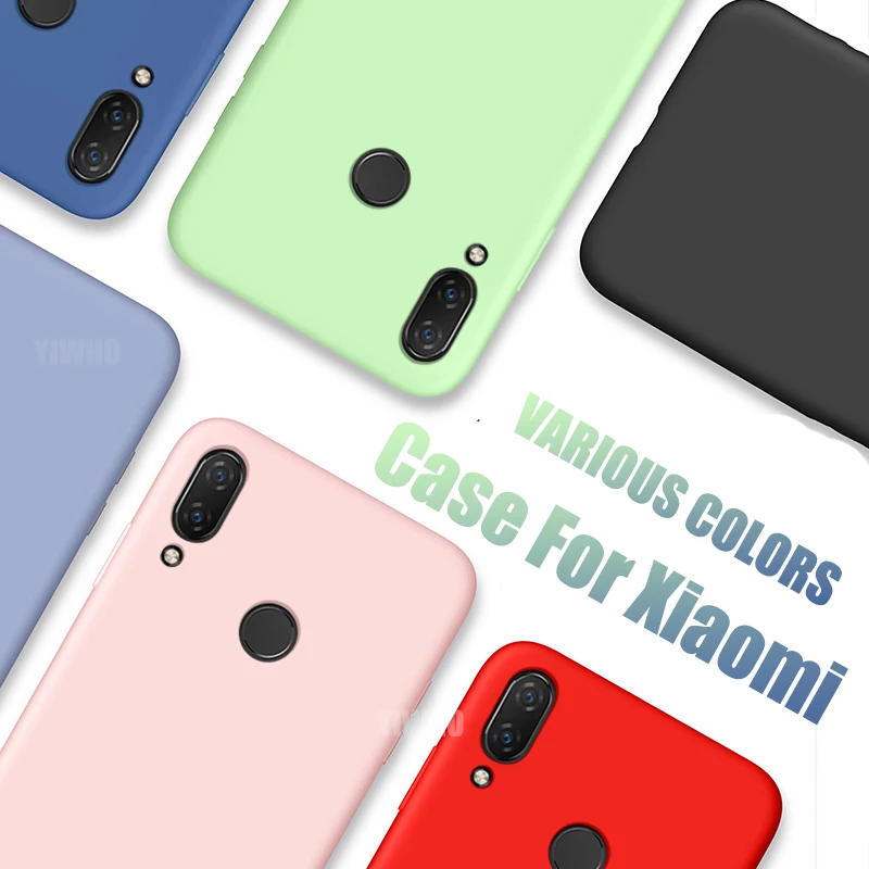 Жидкий силиконовый чехол для Xiaomi Redmi Note 7 Чехол для Xiaomi Redmi 7A чехол Xiomi Redme Note7 7 A A7 задняя оболочка