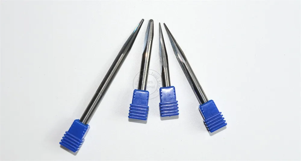 6 мм shank-1PCS, ЧПУ карбида вольфрама Концевая фреза, деревообрабатывающие вставки фрезы, конические сферические концевые фрезы, глубокий рельеф, pvcMDF