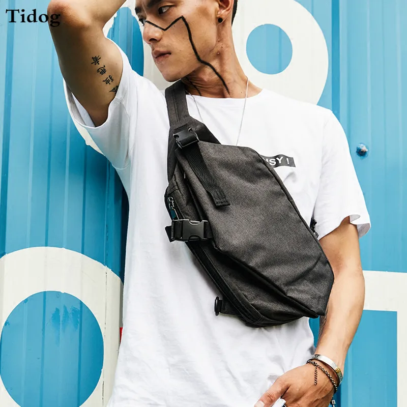 Мужская Холщовая Сумка Tidog модная повседневная нагрудная сумка|chest bag|bag fbag fashion |