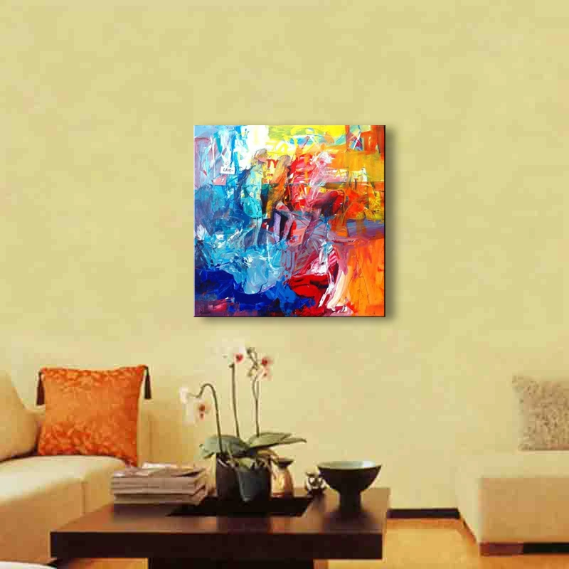 Ручная роспись маслом абстрактная живопись современный декор стен искусство
