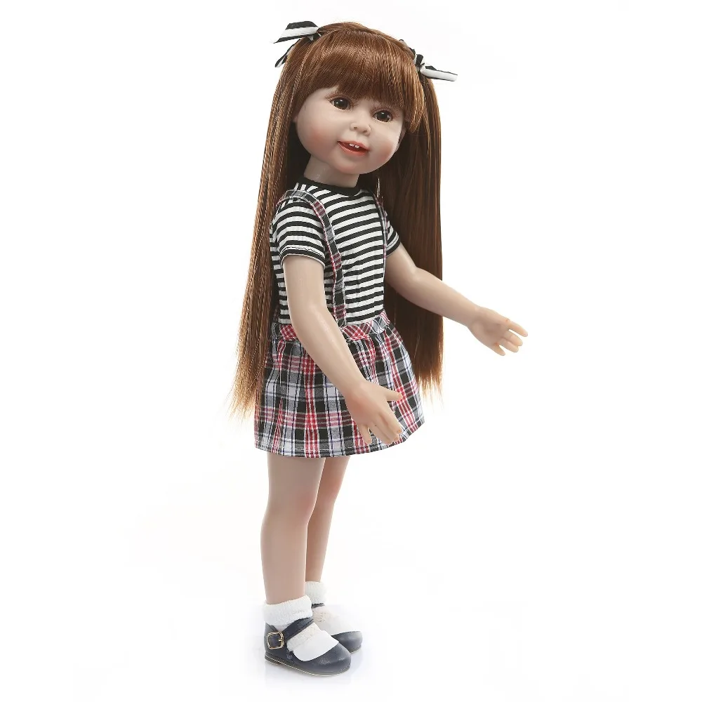 American princess doll 18 Inch 45cm full vinyl silicone reborn babies alive bebes menina bonecas kids toy gifts | Игрушки и хобби