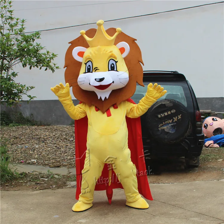 

Animal Lion King Simba Mascot Costume Custom Fancy Outfit Anime Cosplay Kits Mascotte Theme Fancy Dress Carnival Costume