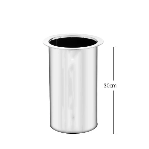 30CM GIEMZA Tall ваза из нержавеющей стали Настольная или напольная металлическая ваза для цветов большая 1 шт. держатель Декор круглые металлические серые вазы подставка - Цвет: 30CM