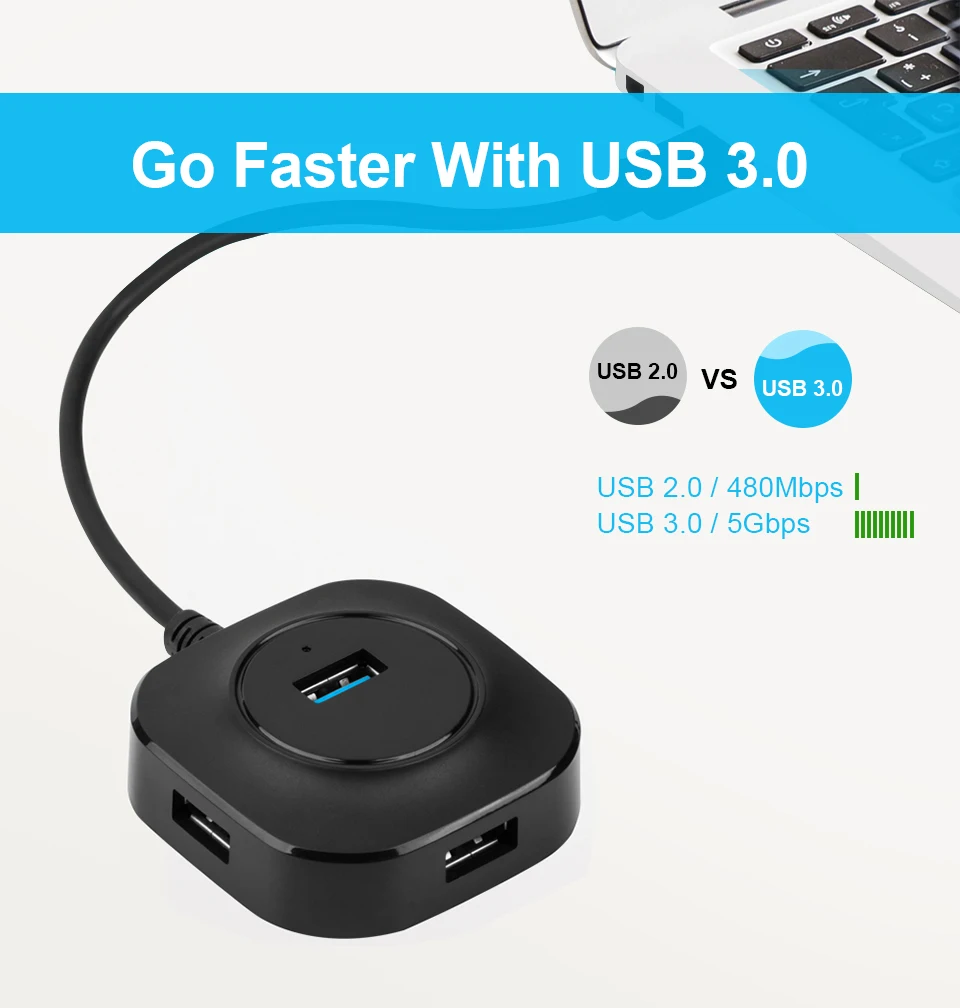 USB C концентратор USB 3,0 концентратор разветвитель несколько USB хаб Тип C концентратор 2,0 мульти хаб расширитель 4 порта концентратор для портативных ПК