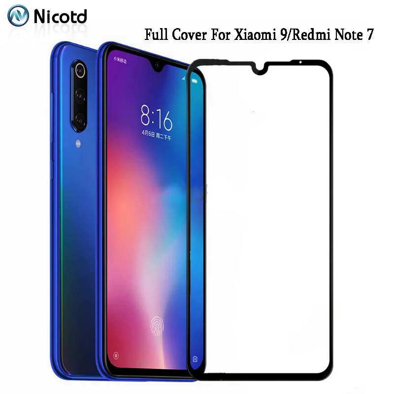 Защитное стекло для Xiaomi Mi 9 A2 Lite 8 Poco F1 закаленное с полным покрытием пленка Redmi 6Pro