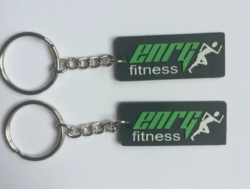 Логотип на заказ фигурка спортивные буквы резиновые брелоки задняя печать