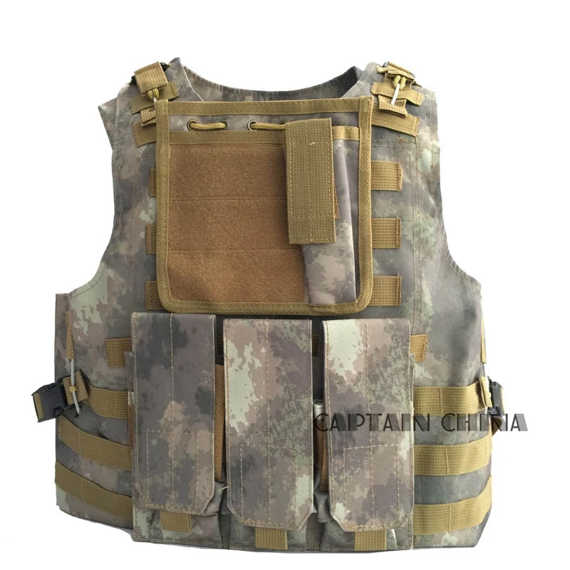 fg Тактический жилет для силовых органов Molle Airsoft модульный CS полевой армейский жилет для фанатов для активного отдыха тренировочный жилет - Цвет: fg