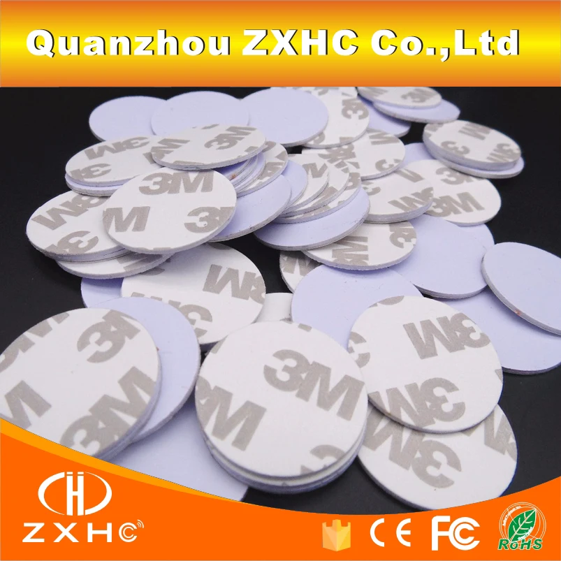 (10PCS/LOT) FM1108(M1 S50) RFID 13.56Mhz Tags NFC Stickers Smart 3M PVC Coin Cards | Безопасность и защита