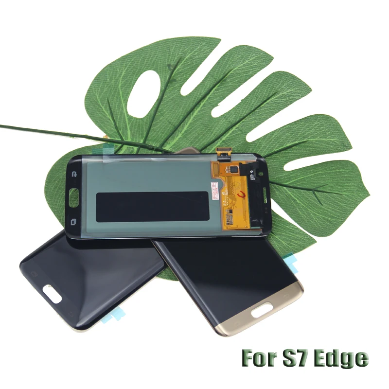 Сменный ЖК экран для SAMSUNG S7 Edge G935 G935F запасные части экрана черный белый
