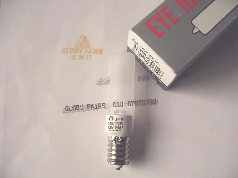 Галогенная лампа EYE JD1190 240/250 В 220 Вт 240 JD 100 в E14 JD240/250V100WF/M7 матовая JD240/250V100W/M7 2 шт.|halogen