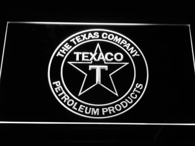 Фарфоровый газовый насос TEXACO d122 светодиодные неоновые световые вывески с