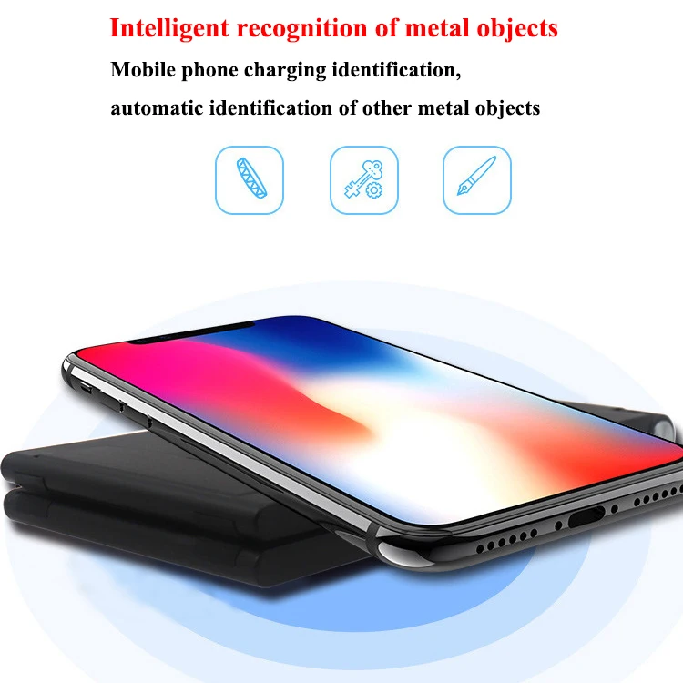

Desk Fast Charging Holder Foldable Wireless Charger for iphone11 X XS MAX XR XS Samsung S9 S8 Note9 Note 8