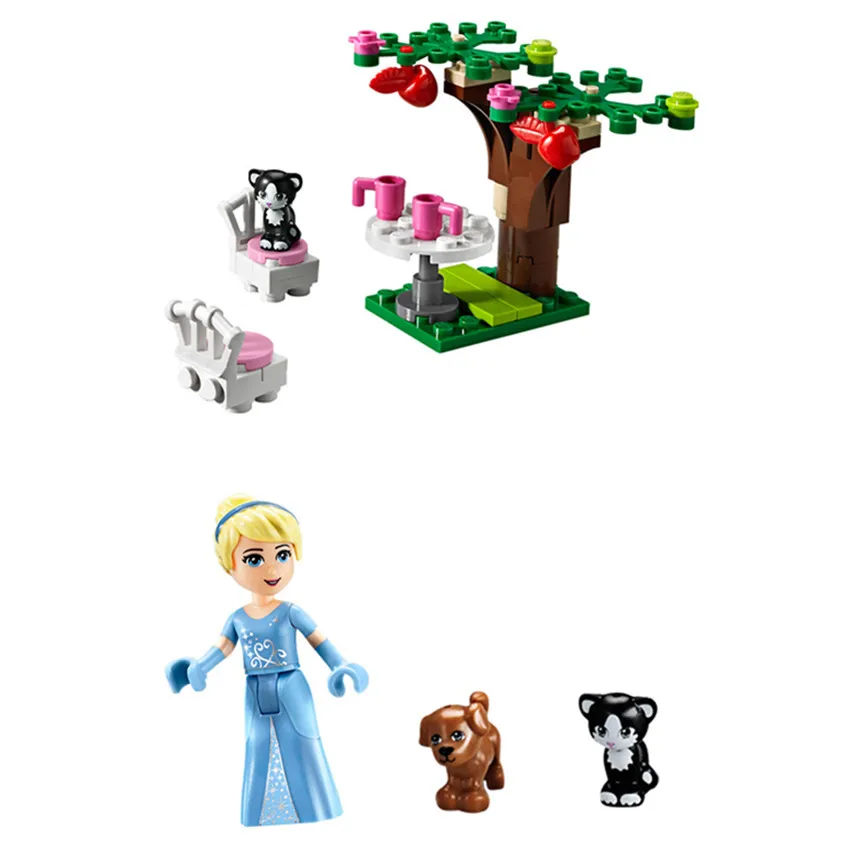 669 шт город девушка друзья Романтический замок Золушки строительные блоки сборка