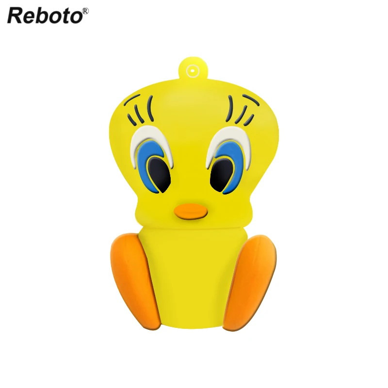 USB флеш накопитель Reboto Daffy Duck 2 0 64 ГБ 32 16 8 4 Гб милый с животными мини флешка