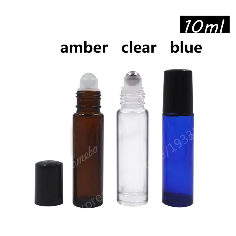 10 шт./лот мл стеклянные бутылки-ролики с эфирным маслом куб.см шарики-ролики
