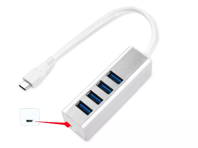 USB 3.1 Тип C кабель для передачи данных 4 3.0 Порты концентратор Расширение