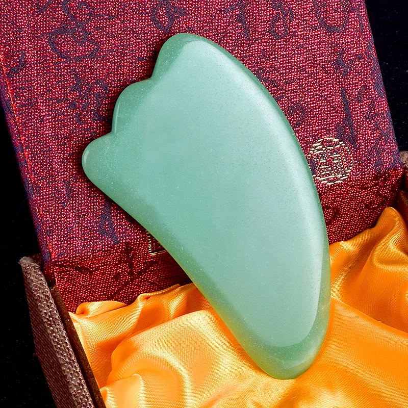 Натуральный тональный инструмент для массажа лица и ног Gua Sha скребок Acupuntura