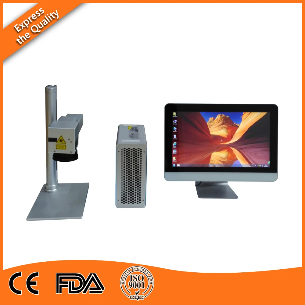 Машина маркировки лазера волокна источника 20 W макс для чашки металла с