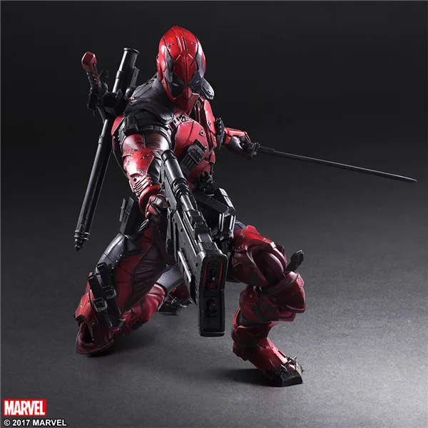 26 см Play Arts Kai Deadpool Wade Winston Wilson X-men аниме экшн-игрушки фигурки коллекция моделей из