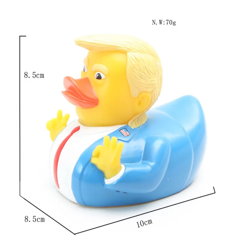 Шт. 1 шт. новейший водный душ плавающие детские игрушки для ванной Trump резиновая игрушка-утка резиновые игрушки для детей Дети