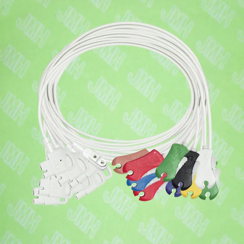 

Совместимость с HP M1700A EKG/ECG 10, свинцовые провода с зажимом, IEC или AHA.