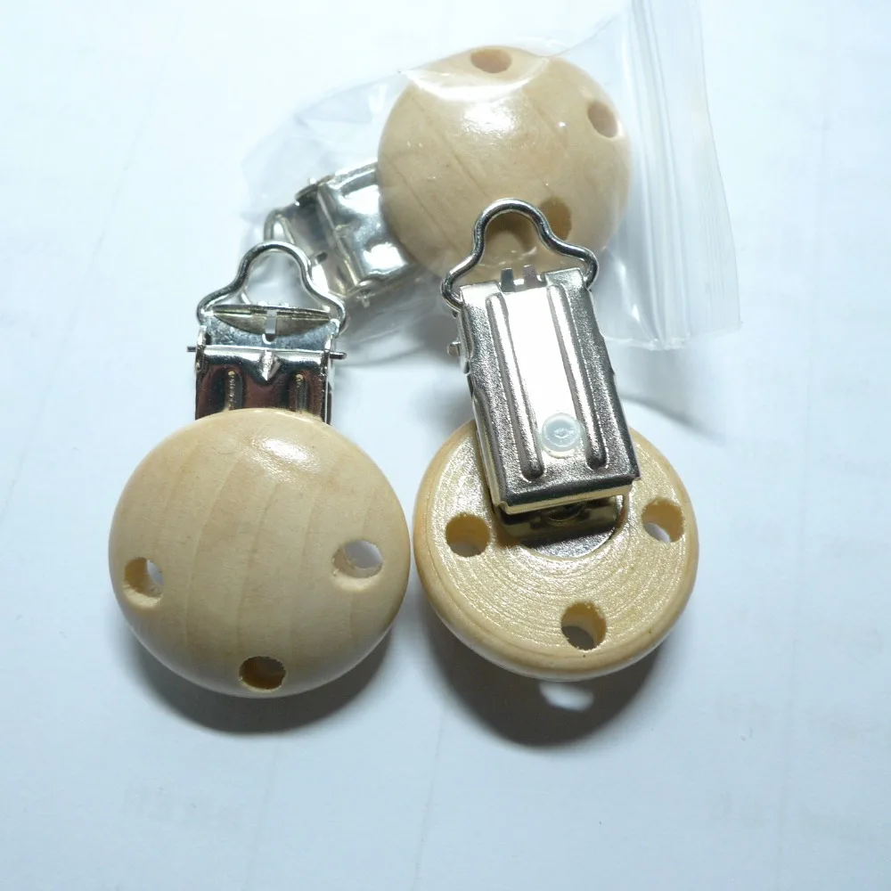 25 шт. зажимы для соски из нержавеющей стали|baby pacifier clip|pacifier clipswood baby clips |