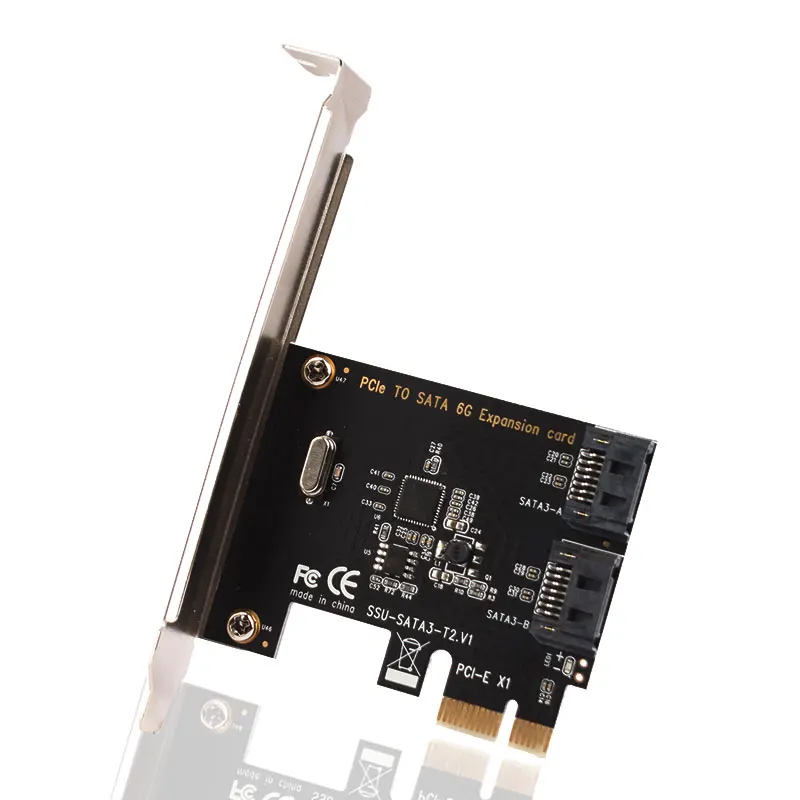 Горячая новинка Daul SATA III порт внутренний 6 Гбит/с с PCI Expess хост контроллер карты
