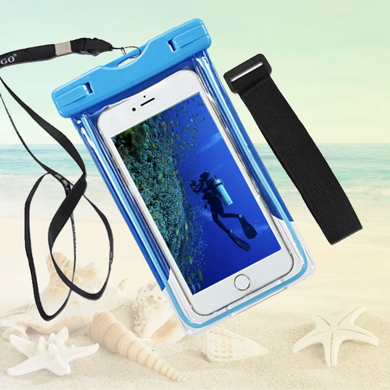 

Waterproof Case Underwater Cell phone Pouch Mobile Dry Bag Cover For Sony z3 z1 compact Sony xperia z2 z5 e5 m2 xa1 xa2 m4 aqua
