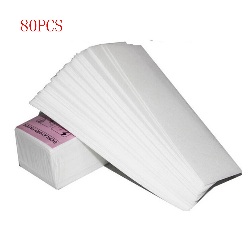 80 шт./партия восковая лента s для эпиляция удаления волос нетканый Эпилятор