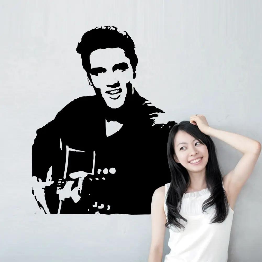 Известный ELVIS Elvis Presley виниловые художественные настенные наклейки домашний