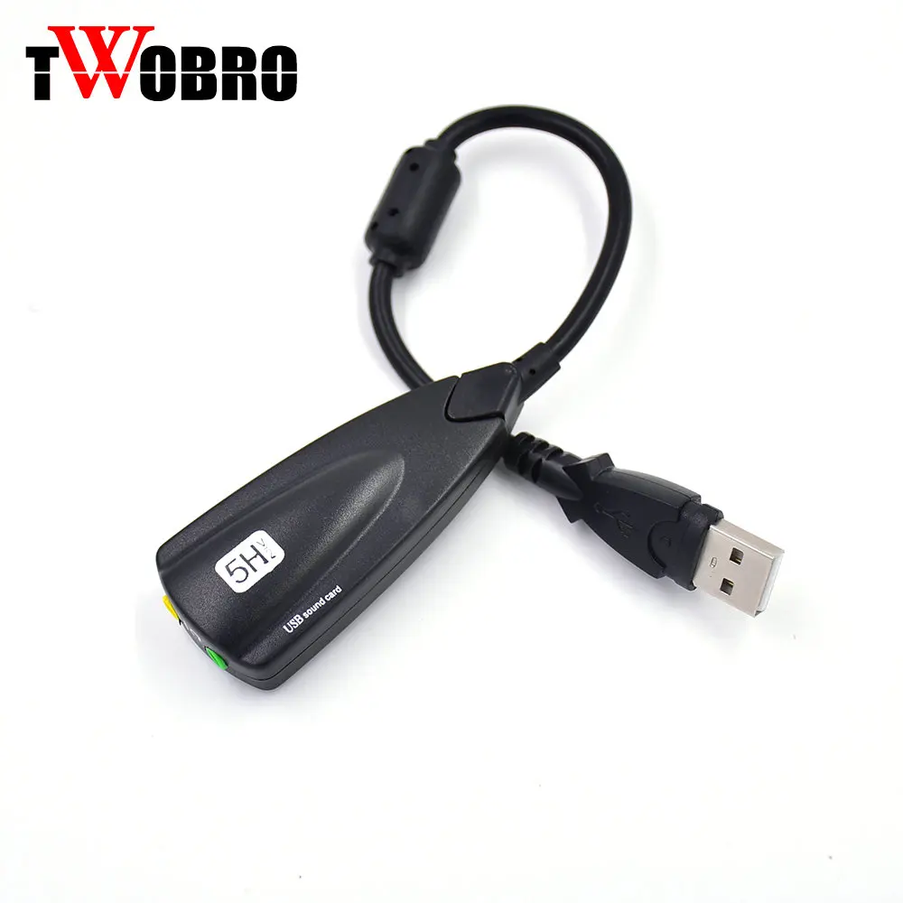 Лидер продаж 5 h V2 7.1 внешняя звуковая карта USB аудио адаптер к 3D CH виртуальный