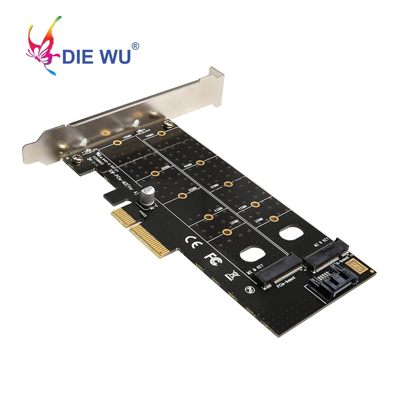 PCIe to M ключ B SATA порт адаптер расширения PCI Express для M.2 NVMe SSD NGFF Плата TXB044|Платы