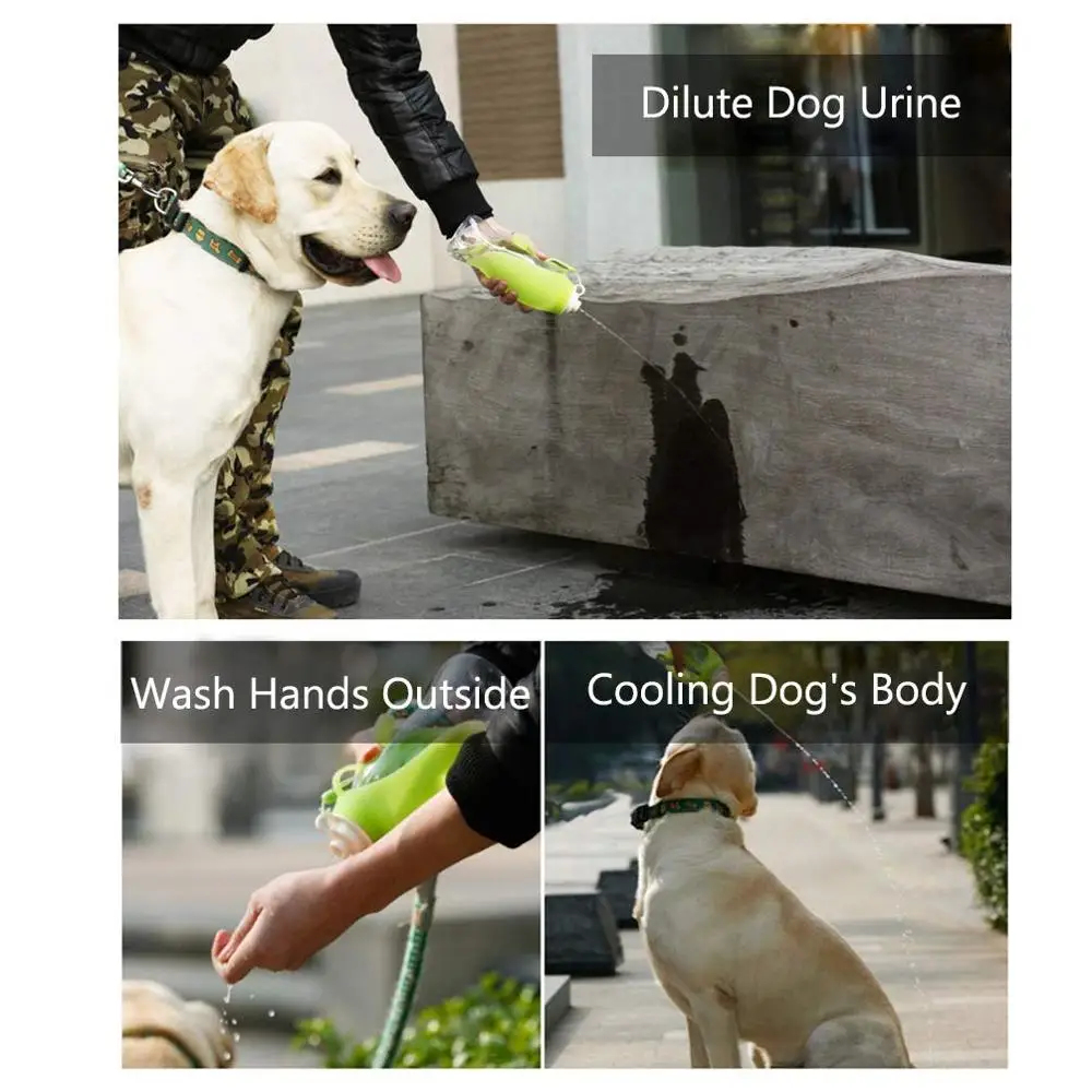 Переносная бутылка для воды домашних животных 580 мл|Кормление собаки| |