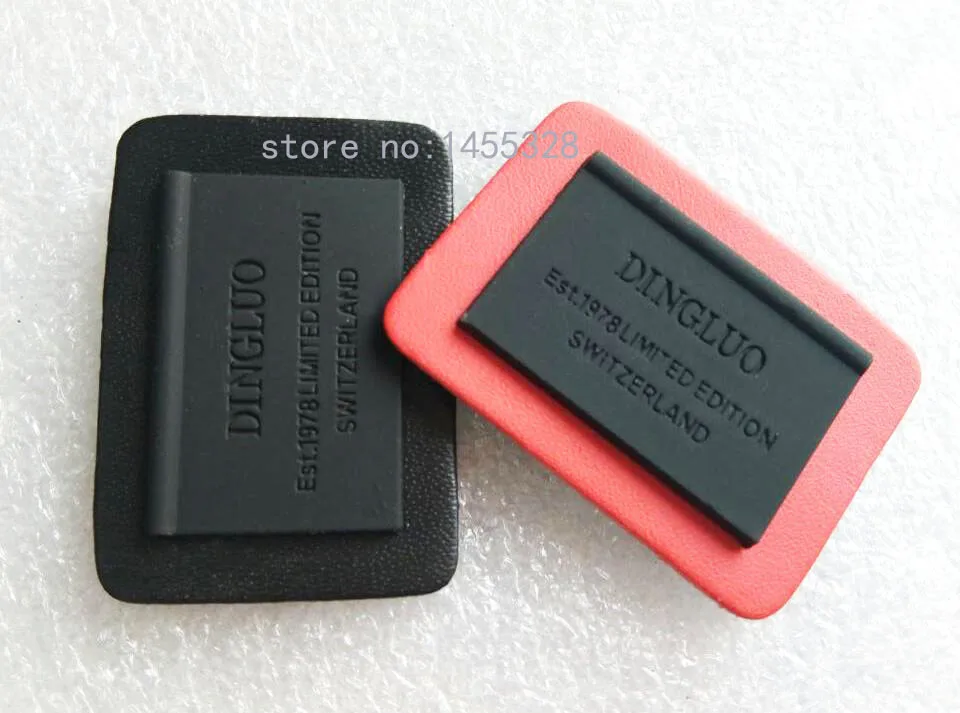 20 шт./лот черная/красная искусственная кожа Пришивные матовые черные