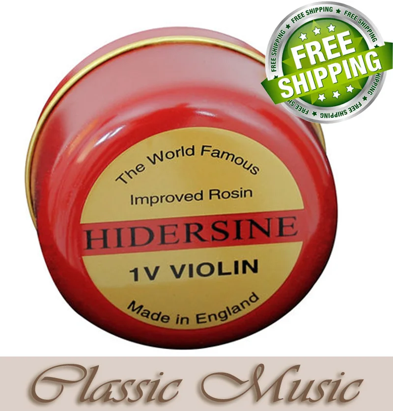 Бесплатная доставка! Скрипка из канифоли Hidersine прозрачная большого размера (34
