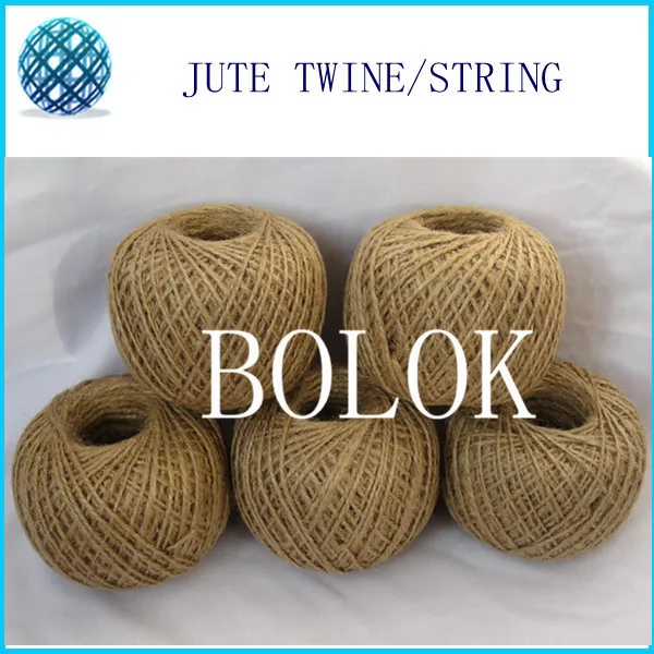 4 шт./лот (Всего 400 м) натуральный джутовый шпагат сделай сам (1 5 2 мм) 110 ярдов/шар (2